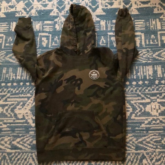 vans camouflage hoodie